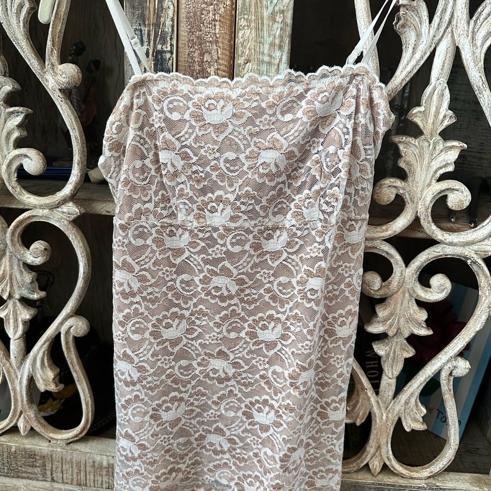 New York & Company Lace Trim Camisole